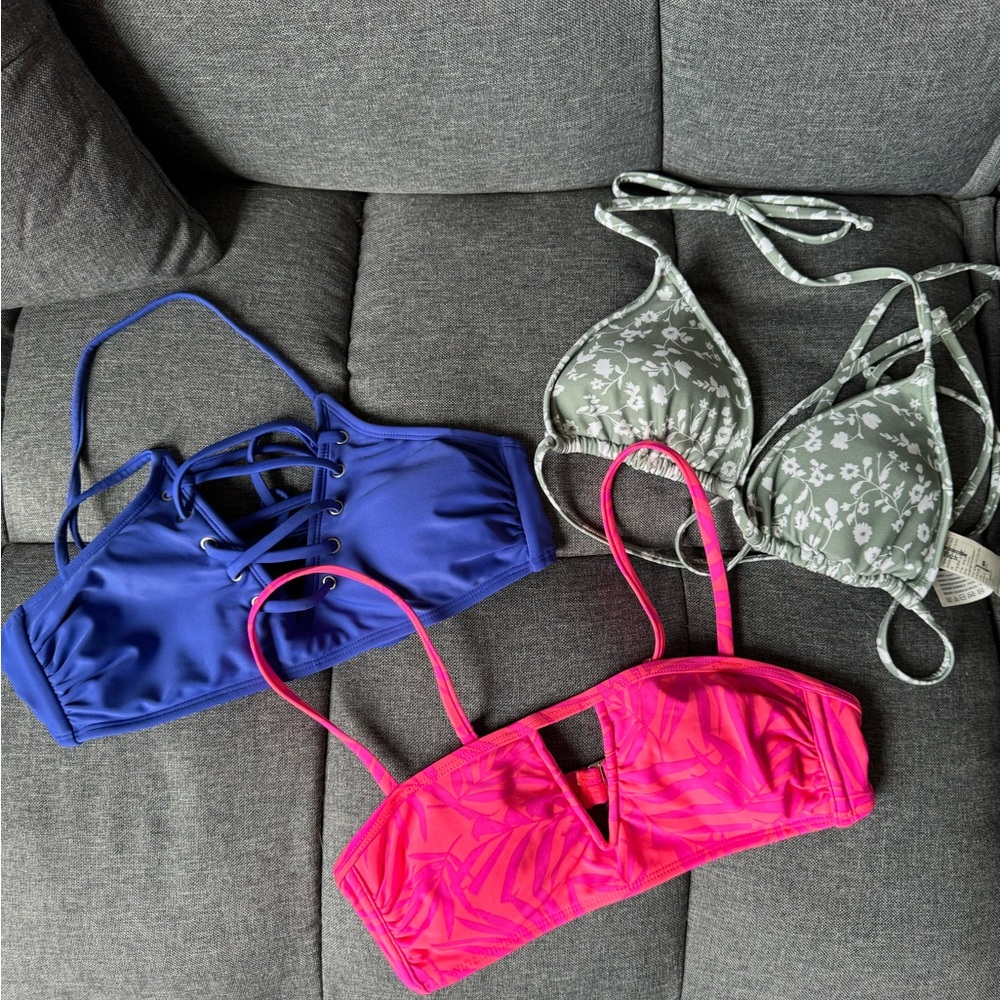 Abercrombie & Xhilaration Bikini Tops! All size small